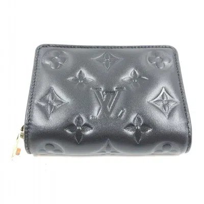 Pre-owned Louis Vuitton Monogram Black Blue Monogram Monogram Coin Purse/coin Case () In Black, Blue, Monogram