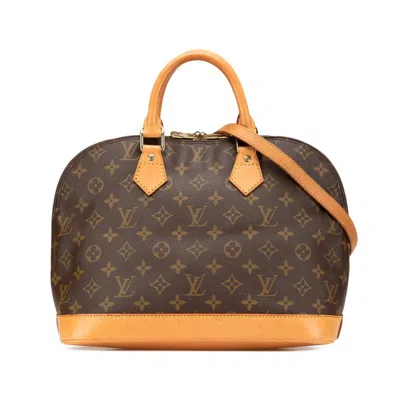 Pre-owned Louis Vuitton Monogram Black Brown Monogram Monogram Handbag Shoulder Bag () In Multi