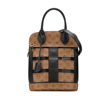 Pre-owned Louis Vuitton Monogram Black Brown Monogram Monogram Handbag Shoulder Bag () In Multi
