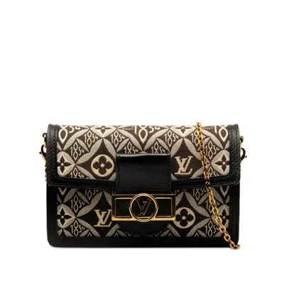 Pre-owned Louis Vuitton Monogram Black Monogram Noir Leather Shoulder Bag () In Black, Monogram, Noir