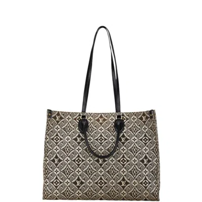 Pre-owned Louis Vuitton Monogram Black Monogram White Monogram Tote Bag () In Black, Monogram, White