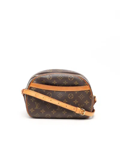 Pre-owned Louis Vuitton Monogram Blois Bag In Brown