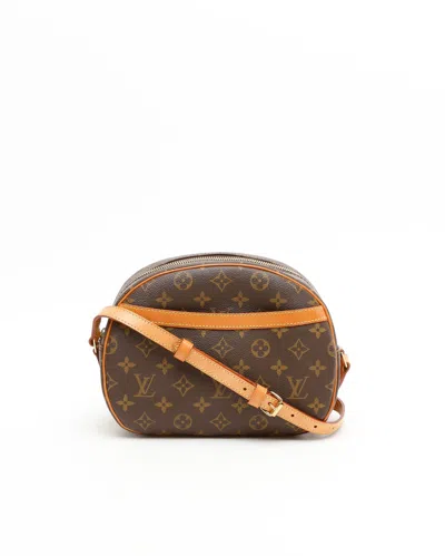 Pre-owned Louis Vuitton Monogram Blois Bag In Brown