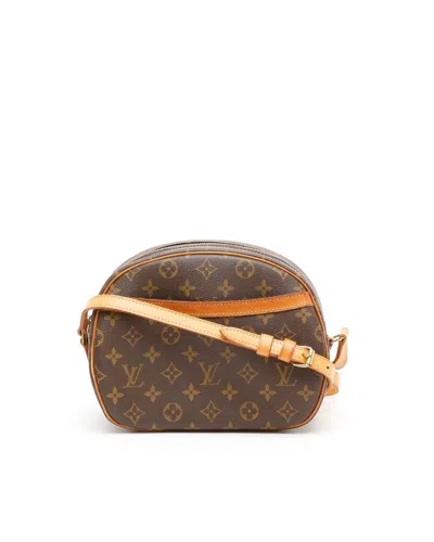 Pre-owned Louis Vuitton Monogram Blois Bag In Brown