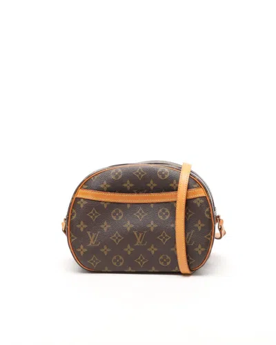 Pre-owned Louis Vuitton Monogram Blois Bag In Brown