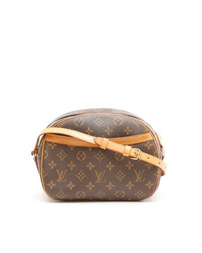 Pre-owned Louis Vuitton Monogram Blois Bag In Brown