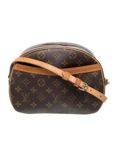Pre-owned Louis Vuitton Monogram Blois In Brown
