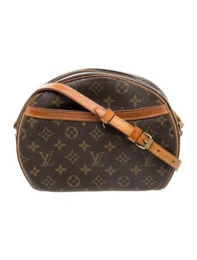Pre-owned Louis Vuitton Monogram Blois In Brown