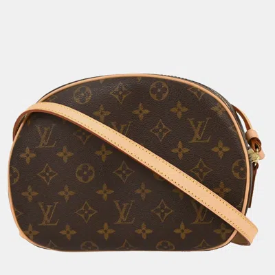 Pre-owned Louis Vuitton Monogram Blois Crossbody Bag In Brown
