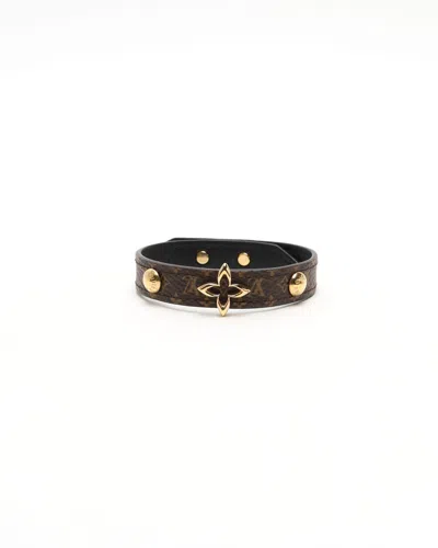 Pre-owned Louis Vuitton Monogram Blooming Bracelet In Brown