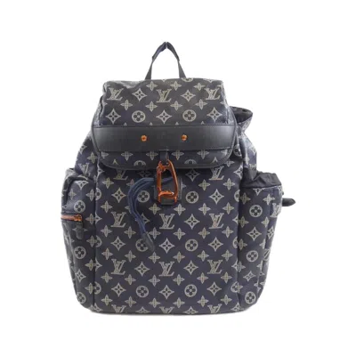 Pre-owned Louis Vuitton Monogram Blue Corail Marine Coated Canvas Backpack ()