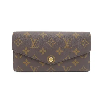 Pre-owned Louis Vuitton Monogram Blue Marron Monogram Monogram Long Wallet (bi-fold) () In Multi
