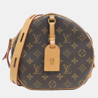 Pre-owned Louis Vuitton Monogram Boite Chapeau Souple Mm Shoulder Bag In Brown