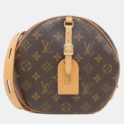 Pre-owned Louis Vuitton Monogram Boite Chapeau Souple Mm Shoulder Bag In Brown