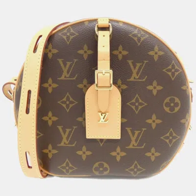 Pre-owned Louis Vuitton Monogram Boite Chapeau Souple Mm Shoulder Bag In Brown