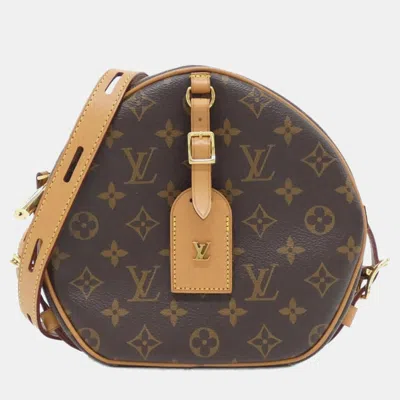 Pre-owned Louis Vuitton Monogram Boite Chapeau Souple Mm Shoulder Bag In Brown