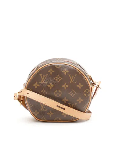 Pre-owned Louis Vuitton Monogram Boite Chapeau Souple Pm Crossbody Bag In Brown