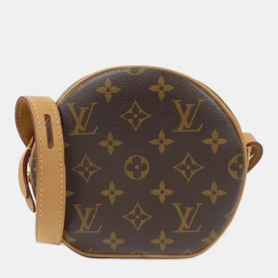Pre-owned Louis Vuitton Monogram Boite Chapeau Souple Pm Shoulder Bag In Brown