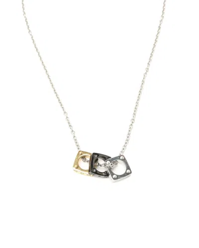 Louis Vuitton Monogram Bold Necklace In Silver