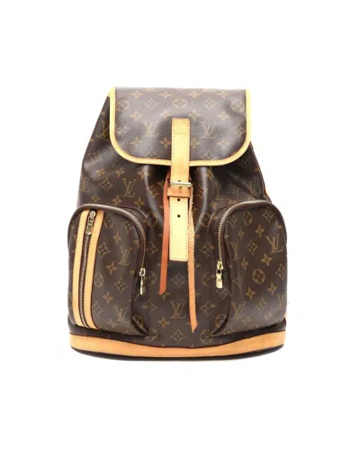 Pre-owned Louis Vuitton Monogram Bosphore Backpack In Brown