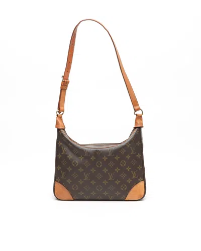 Pre-owned Louis Vuitton Monogram Boulogne 30 Bag In Brown