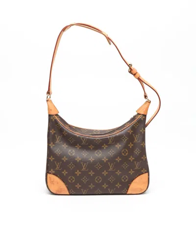 Pre-owned Louis Vuitton Monogram Boulogne 30 Bag In Brown