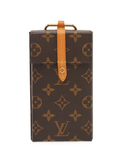 Pre-owned Louis Vuitton Monogram Box Phone Case In Brown