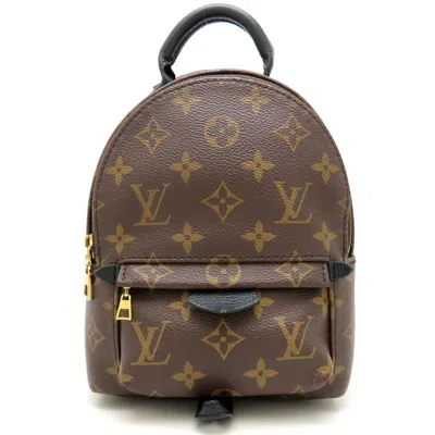 Pre-owned Louis Vuitton Monogram Brown Canvas Backpack ()