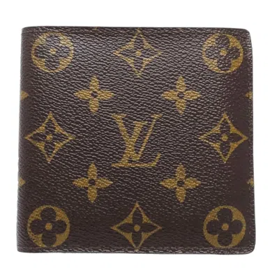 Pre-owned Louis Vuitton Monogram Brown Canvas Wallet (bi-fold) ()