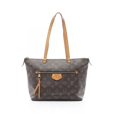 Pre-owned Louis Vuitton Monogram Brown Coated Canvas Leather Tote Bag ()