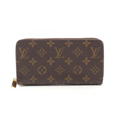 Pre-owned Louis Vuitton Monogram Brown Coated Canvas Monogram Pvc Long Wallet (bi-fold) ()