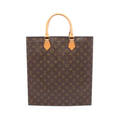 Pre-owned Louis Vuitton Monogram Brown Coated Canvas Tote Bag ()