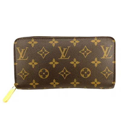 Pre-owned Louis Vuitton Monogram Brown Fuchsia Monogram Long Wallet (bi-fold) () In Multi