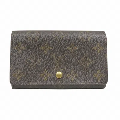 Pre-owned Louis Vuitton Monogram Brown Galle Monogram Monogram Coin Purse/coin Case ()