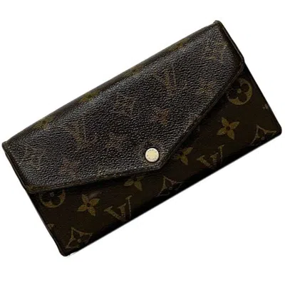 Pre-owned Louis Vuitton Monogram Brown Galle Monogram Monogram Long Wallet (bi-fold) ()