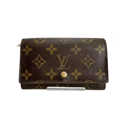Pre-owned Louis Vuitton Monogram Brown Galle Monogram Monogram Wallet (bi-fold) ()
