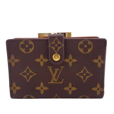 Pre-owned Louis Vuitton Monogram Brown Leather Wallet (bi-fold) ()