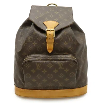 Pre-owned Louis Vuitton Monogram Brown Monogram Backpack ()