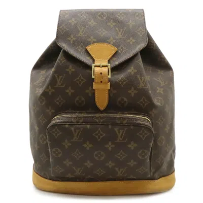Pre-owned Louis Vuitton Monogram Brown Monogram Backpack ()