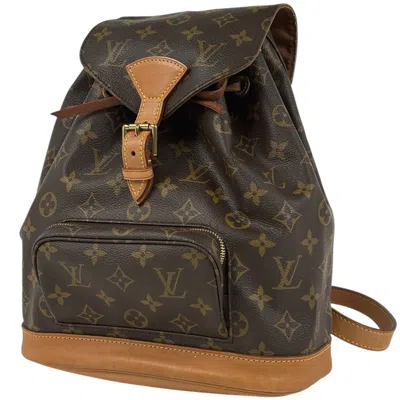 Pre-owned Louis Vuitton Monogram Brown Monogram Backpack ()