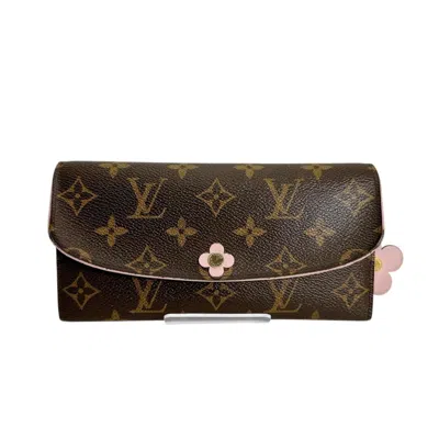 Pre-owned Louis Vuitton Monogram Brown Monogram Canvas Long Wallet (bi-fold) ()
