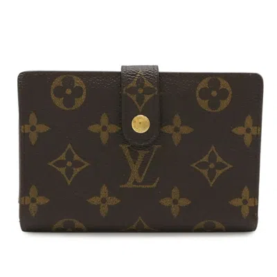 Pre-owned Louis Vuitton Monogram Brown Monogram Canvas Pvc Coated Canvas Wallet (bi-fold) ()