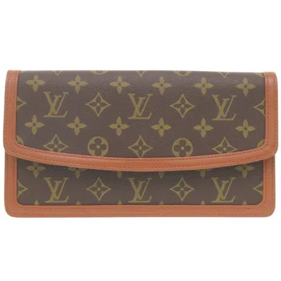 Pre-owned Louis Vuitton Monogram Brown Monogram Clutch Bag Pochette ()