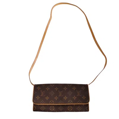 Pre-owned Louis Vuitton Monogram Brown Monogram Clutch Bag Pochette Shoulder Bag ()