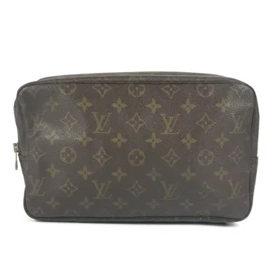 Pre-owned Louis Vuitton Monogram Brown Monogram Clutch Bag Pouch ()