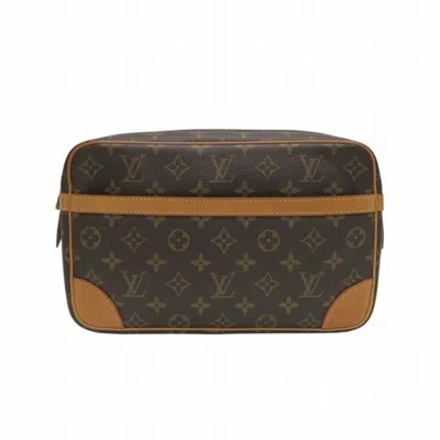 Pre-owned Louis Vuitton Monogram Brown Monogram Clutch Bag ()