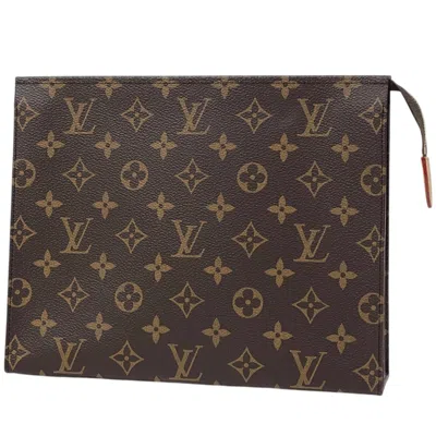 Pre-owned Louis Vuitton Monogram Brown Monogram Clutch Bag ()