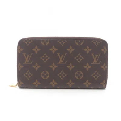 Pre-owned Louis Vuitton Monogram Brown Monogram Coated Canvas Long Wallet (bi-fold) ()