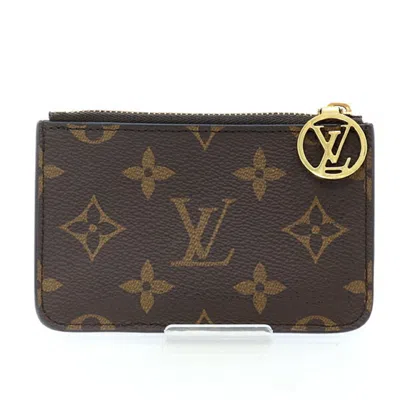 Pre-owned Louis Vuitton Monogram Brown Monogram Leather Coin Purse/coin Case ()