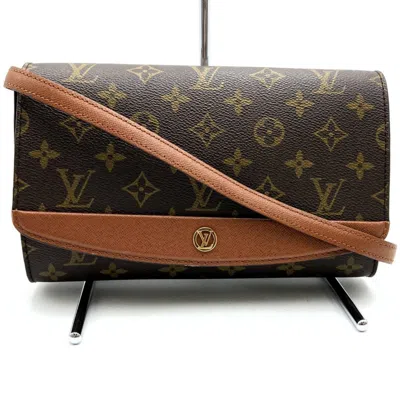 Pre-owned Louis Vuitton Monogram Brown Monogram Leather Shoulder Bag ()